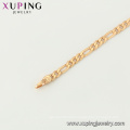 44406 xuping GZ fashion jewelry market simple 18k gold plated chian necklace with magnetic clasp